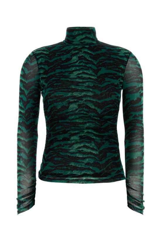 26FW 다이앤 본 퍼스텐버그 스웨터 T028XPALMNMESH PALMN GREEN