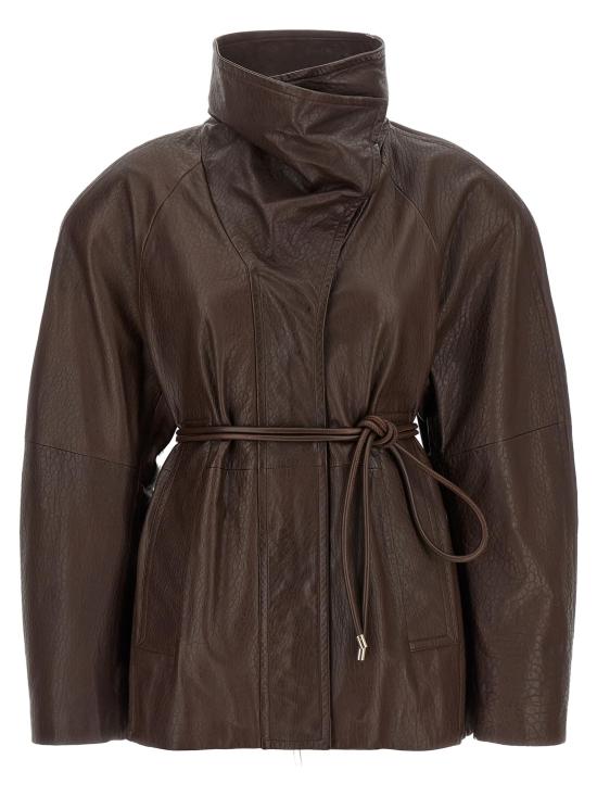 26FW 스포트막스 자켓 SP345241BM BROWN