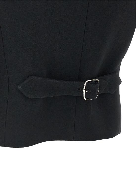 26FW 에르마노 설비노 베스트 ER345325BM BLACK - ERMANNO SCERVINO