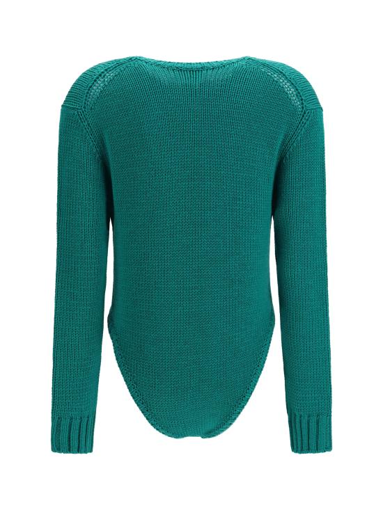 26FW 포르테포르테 반팔 티셔츠 15451MYKNIT F50M6005 GREEN - FORTE FORTE
