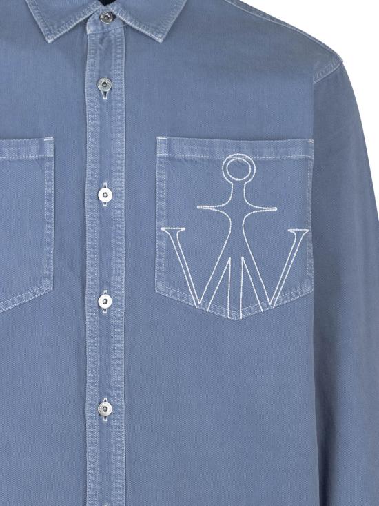 26FW JW앤더슨 긴팔 셔츠 DS0020PG1980 643 FRENCH BLUE - JW ANDERSON