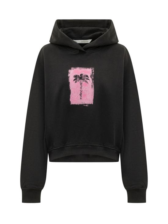26FW 팜앤젤스 긴팔 티셔츠 PAWBB05W26FL03 1030 BLACK PINK