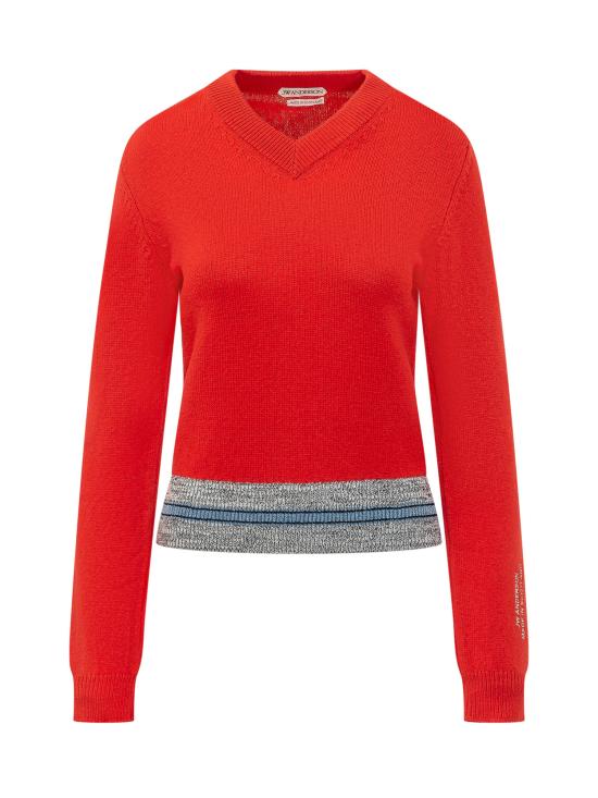 26FW JW앤더슨 스웨터 KW1542YN0502 459 RED