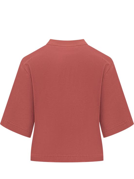 26FW 팜앤젤스 반팔 티셔츠 PAWAA03W26JR10 2725 BRICK RED - PALM ANGELS