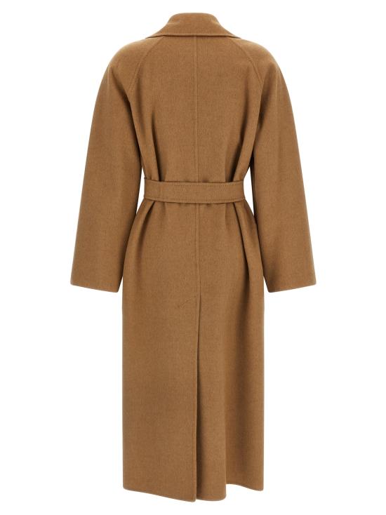 26FW 막스마라 리베레 벨티드 롱 로브 코트 2621016052600001 Beige - MAX MARA