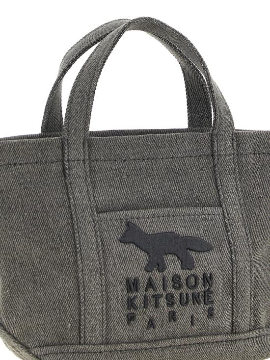 26FW 메종키츠네 토트백 MRUBT11WD40320594 Gray - MAISON KITSUNE