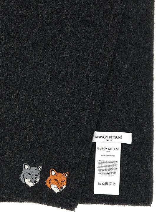 26FW 메종키츠네 머플러/스카프 MRUAT04WB0060P190 Gray - MAISON KITSUNE