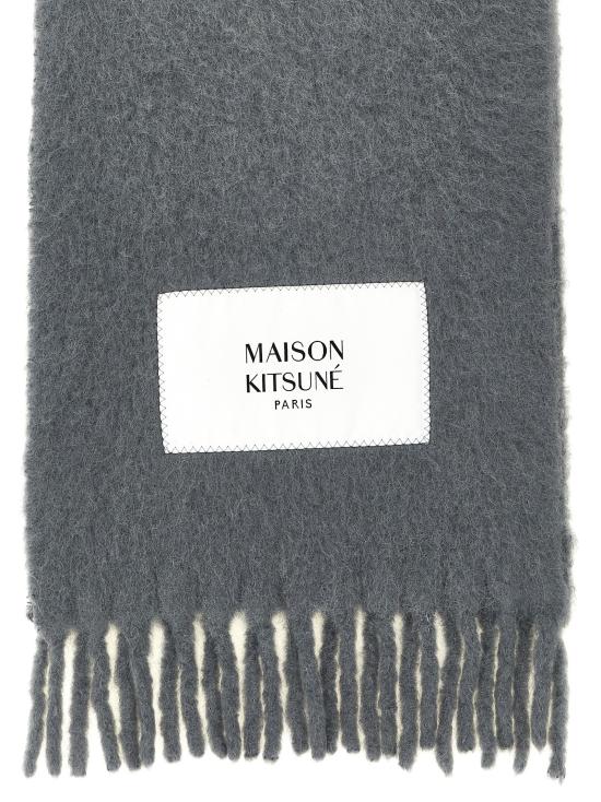 26FW 메종키츠네 머플러/스카프 MRUAT09WA00220650 Gray - MAISON KITSUNE