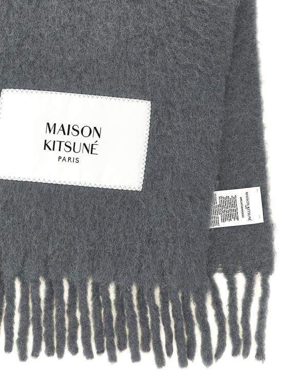 26FW 메종키츠네 머플러/스카프 MRUAT09WA00220650 Gray - MAISON KITSUNE