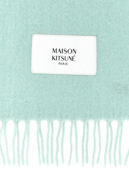 26FW 메종키츠네 베이비 알파카 스카프 LM06206WA00220555 Green - MAISON KITSUNE