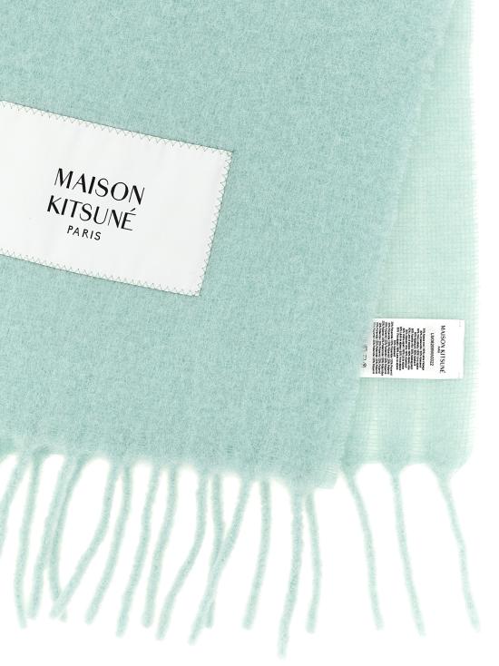 26FW 메종키츠네 베이비 알파카 스카프 LM06206WA00220555 Green - MAISON KITSUNE