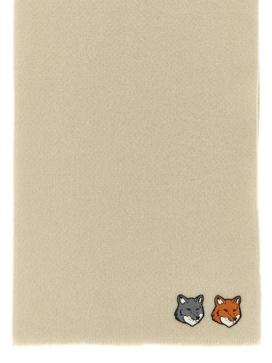 26FW 메종키츠네 머플러/스카프 MRUAT04WB00600558 White - MAISON KITSUNE