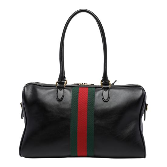 26FW 구찌 보르세토 라지 보스턴백 866734 AAGIQ1053 BLACK - GUCCI