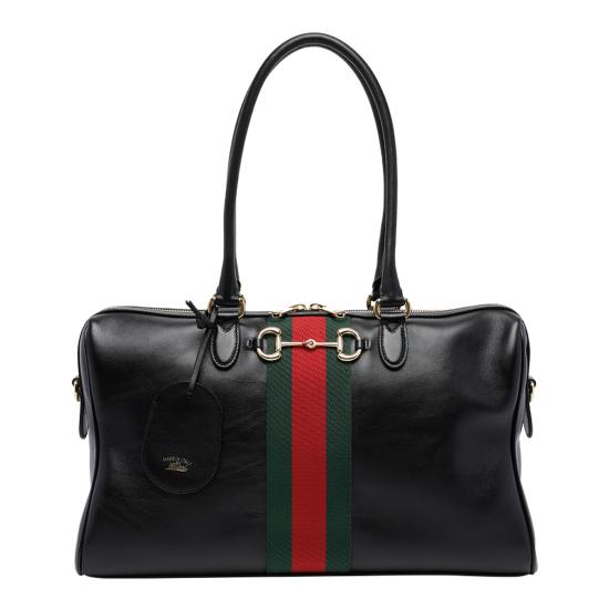 26FW 구찌 보르세토 라지 보스턴백 866734 AAGIQ1053 BLACK