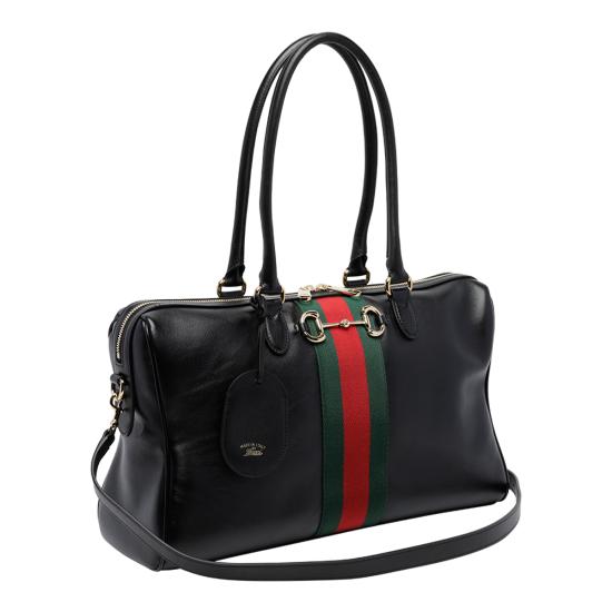 26FW 구찌 보르세토 라지 보스턴백 866734 AAGIQ1053 BLACK - GUCCI