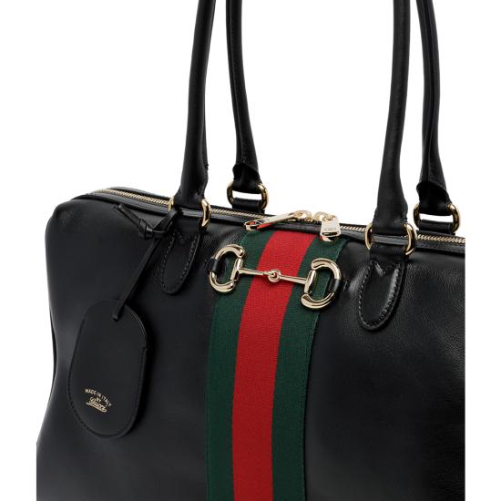 26FW 구찌 보르세토 라지 보스턴백 866734 AAGIQ1053 BLACK - GUCCI