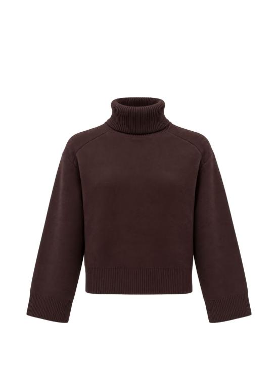 26FW 이브살로몬 스웨터 27W26EYH50062 MAMVA2197 MOCHA - YVES SALOMON