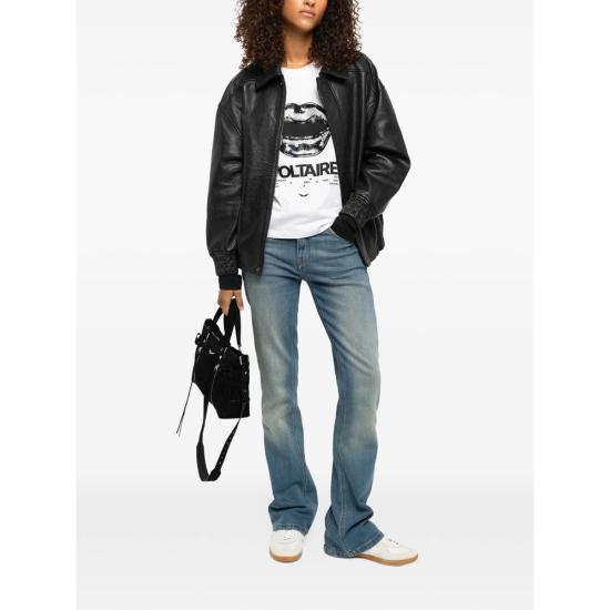 26FW 자딕앤볼테르 가죽 자켓 RWOW01282 BLACK - ZADIG & VOLTAIRE