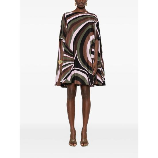 26FW 푸찌 원피스 6URL02 6U753 012 BROWN PINK - PUCCI