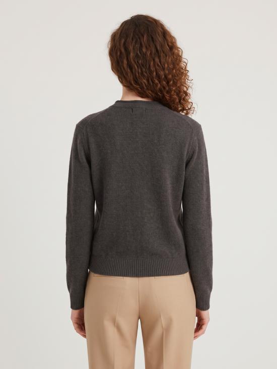 26FW 르메르 리버시블 단추 스웨터 PO0041 GREY - LEMAIRE
