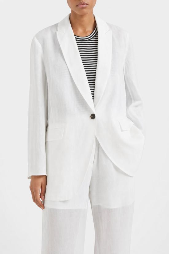  브루넬로 쿠치넬리 자켓 i159075 WHITE