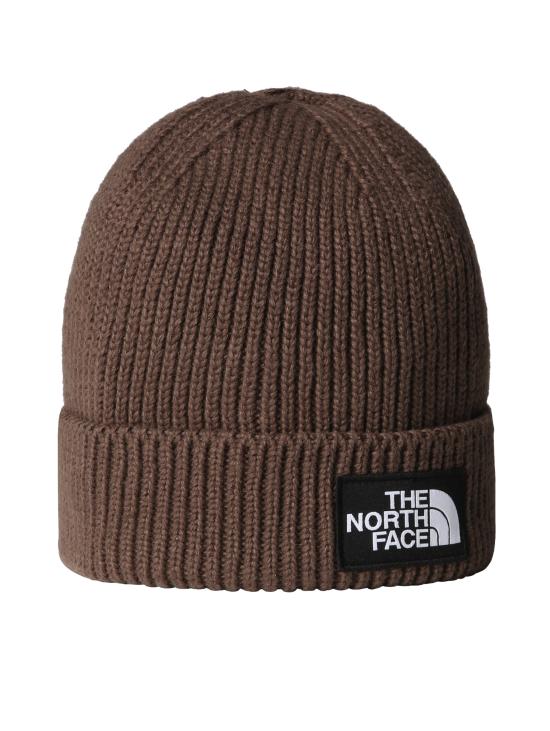 26FW 노스페이스 TNF 로고 박스 커프드 비니 NF0A8CHE 1OI1 BROWN