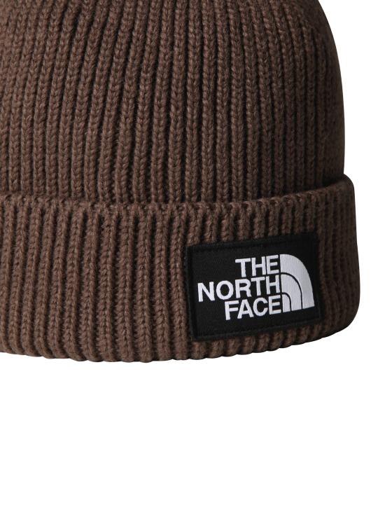 26FW 노스페이스 TNF 로고 박스 커프드 비니 NF0A8CHE 1OI1 BROWN - NORTH FACE