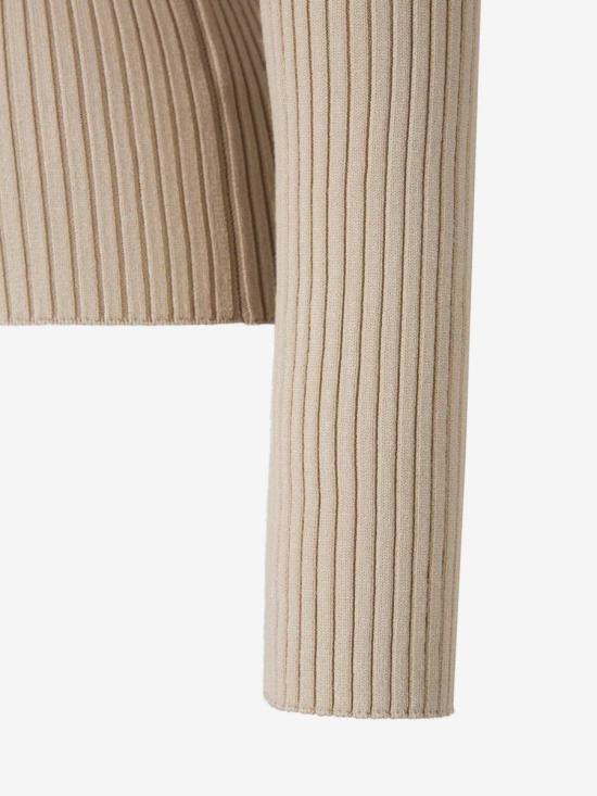 26FW 쿠레쥬 스웨터 PERMPU022FI0001 1054 CAPPUCCINO - COURREGES
