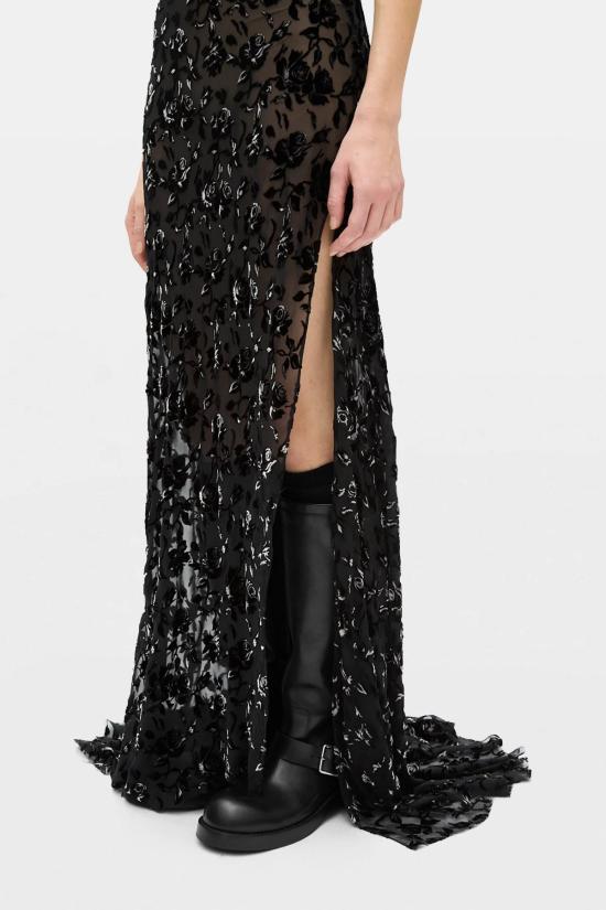 26FW 앤 드뮐미스터 미디 원피스 B0012276 FA749 099 BLACK - ANN DEMEULEMEESTER