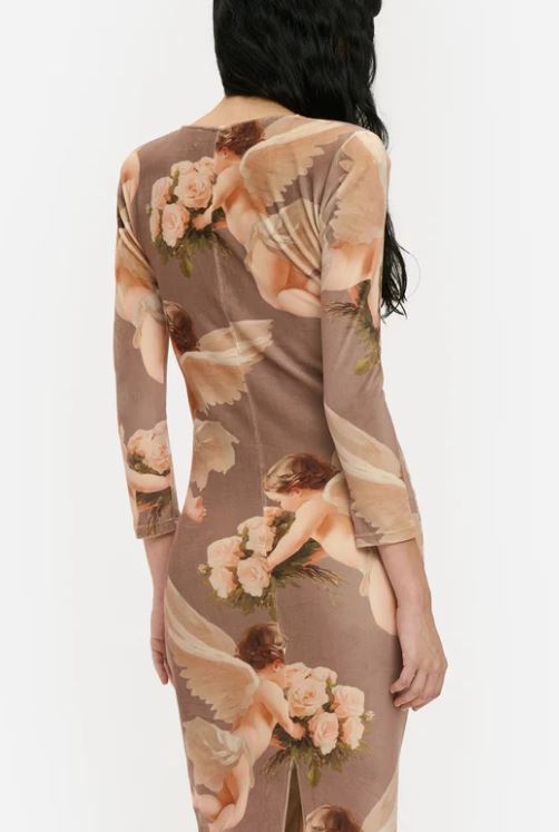 26FW 피오루찌 미디 원피스 W26FWDRL017 VR01BR01 BROWN - FIORUCCI