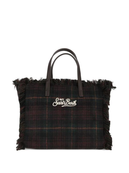 26FW 세인트바쓰 토트백 COL0045 00468M5118EMB TARTAN - MC2 SAINT BARTH