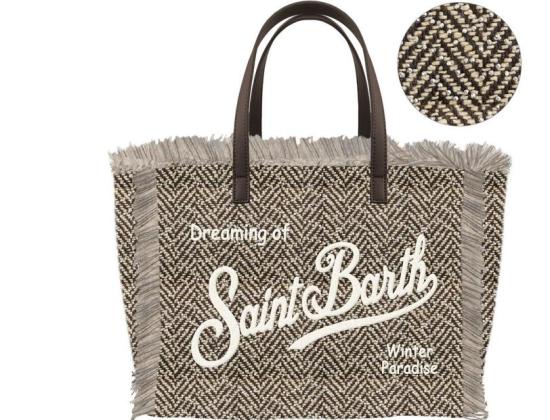 26FW 세인트바쓰 토트백 VAMI031 04514M1811EMB HERRINGBONE STRASS - MC2 SAINT BARTH