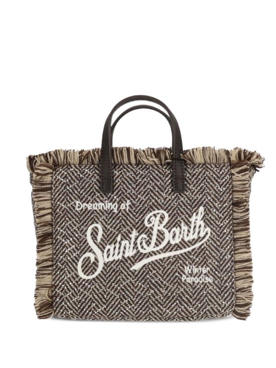 26FW 세인트바쓰 토트백 VAMI031 04514M1811EMB HERRINGBONE STRASS - MC2 SAINT BARTH