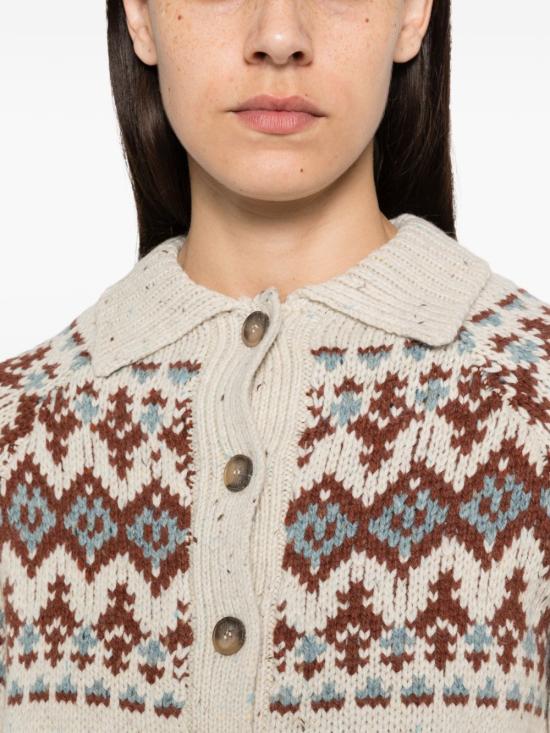 26FW 세인트바쓰 가디건 PPT0001 00036M1019 FAIR ISLE - MC2 SAINT BARTH