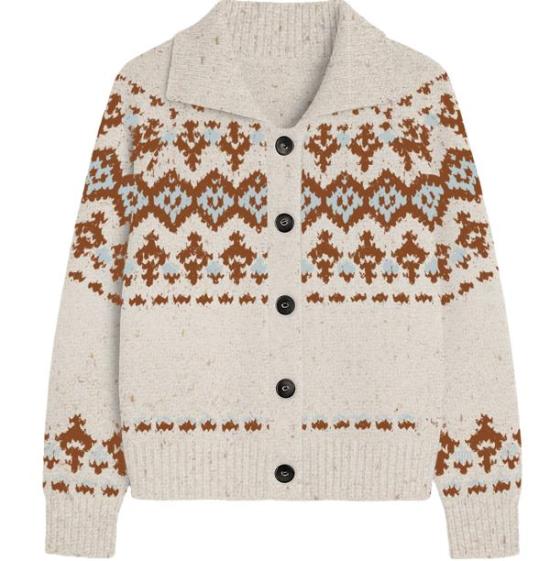 26FW 세인트바쓰 가디건 PPT0001 00036M1019 FAIR ISLE
