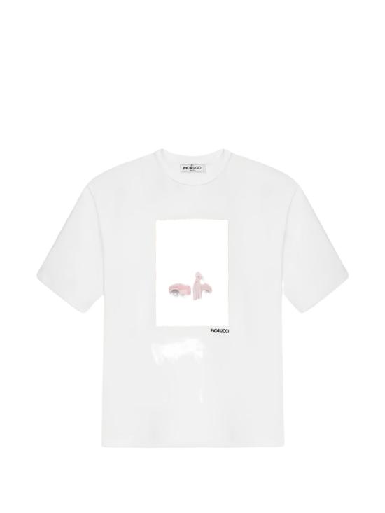 26FW 피오루찌 반팔 티셔츠 W26FWJTS002 CJ37WH01 WHITE - FIORUCCI