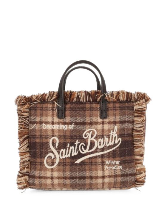 26FW 세인트바쓰 토트백 VAMI031 00470M1812EMB TARTAN - MC2 SAINT BARTH