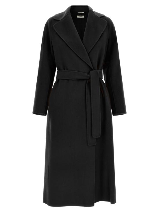 26FW 에스막스마라 카포토 코트 2629016073600013 Black