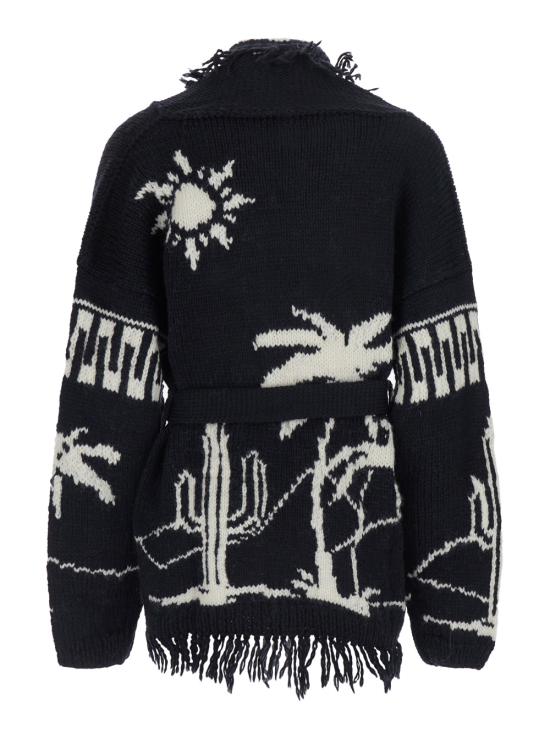 26FW 프랜틱 긴팔 티셔츠 LASPALMASCARDICHARCOAL Black - FRANTIC