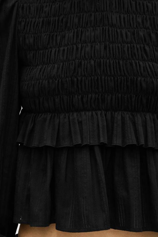 26FW 앤 드뮐미스터 긴팔 티셔츠 B0014417 FA752 099 BLACK - ANN DEMEULEMEESTER