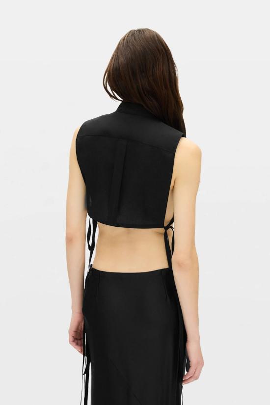 26FW 앤 드뮐미스터 긴팔 티셔츠 B0014419 FA026 099 BLACK - ANN DEMEULEMEESTER
