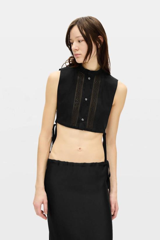 26FW 앤 드뮐미스터 긴팔 티셔츠 B0014419 FA026 099 BLACK