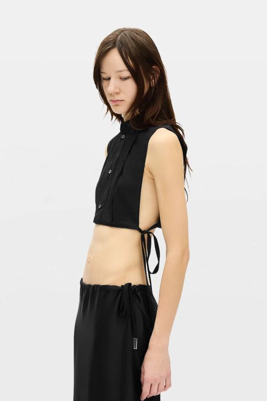 26FW 앤 드뮐미스터 긴팔 티셔츠 B0014419 FA026 099 BLACK - ANN DEMEULEMEESTER
