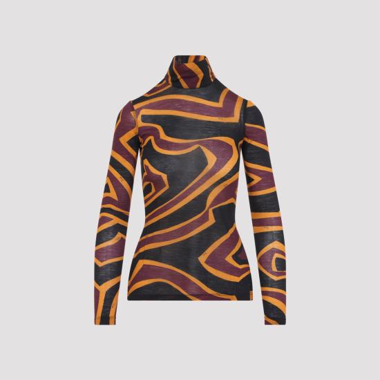 26FW 에밀리오푸치 반팔 티셔츠 6UJM196U798 019 MULTICOLOUR - EMILIO PUCCI