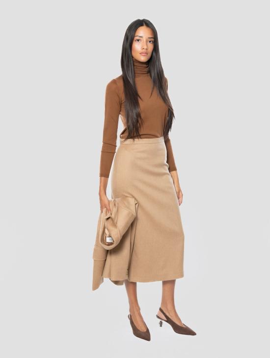 26FW 막스마라 스커트 Cammello Beige 색상의 Tubino를 구매해 보세요 - MAX MARA