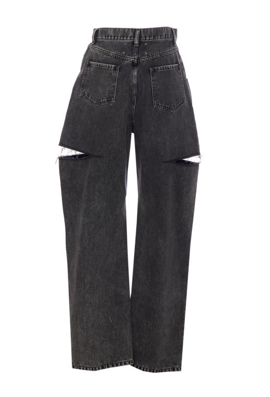 26FW 마르지엘라 컷아웃 진 S51LA0051 S30743965 BLACK - MAISON MARGIELA
