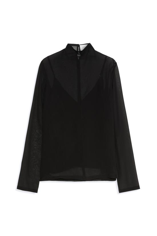 26FW 스포트막스 블라우스 2622266012600 003 NERO