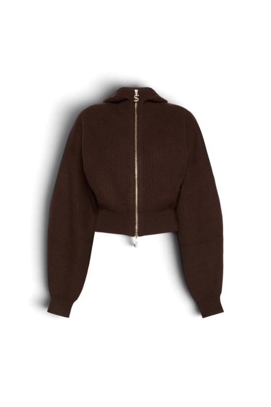 26FW 스포트막스 블라우스 2622346022600 004 CIOCCOLATO