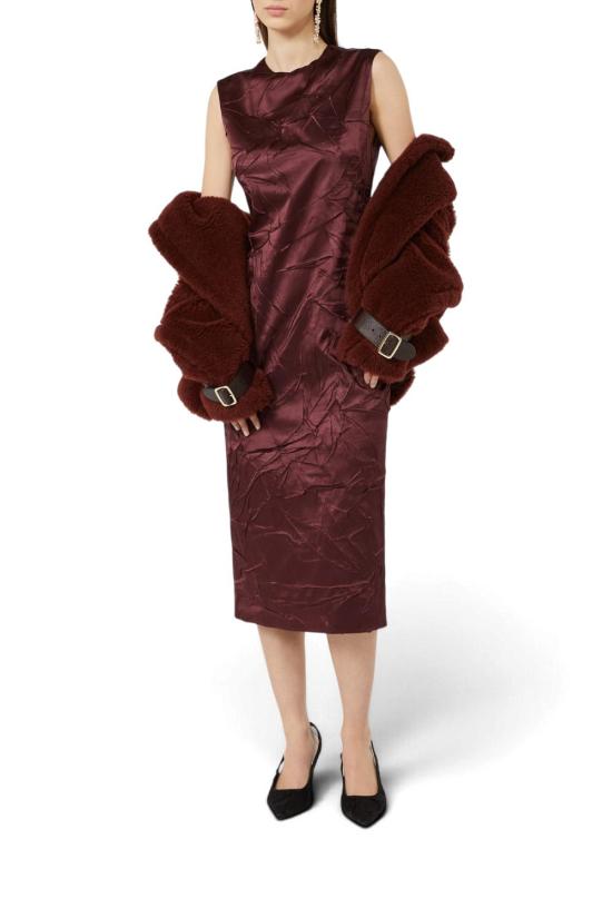 26FW 막스마라 미디 원피스 2621226054600 003 BORDEAUX - MAX MARA