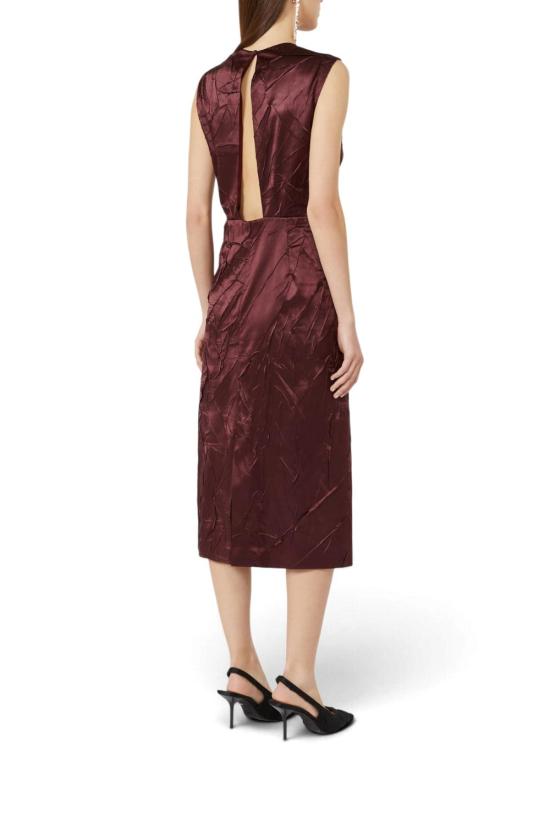 26FW 막스마라 미디 원피스 2621226054600 003 BORDEAUX - MAX MARA